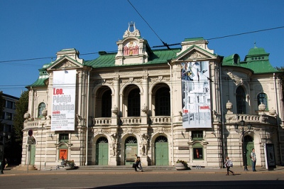 Latvian National Theatre in Riga